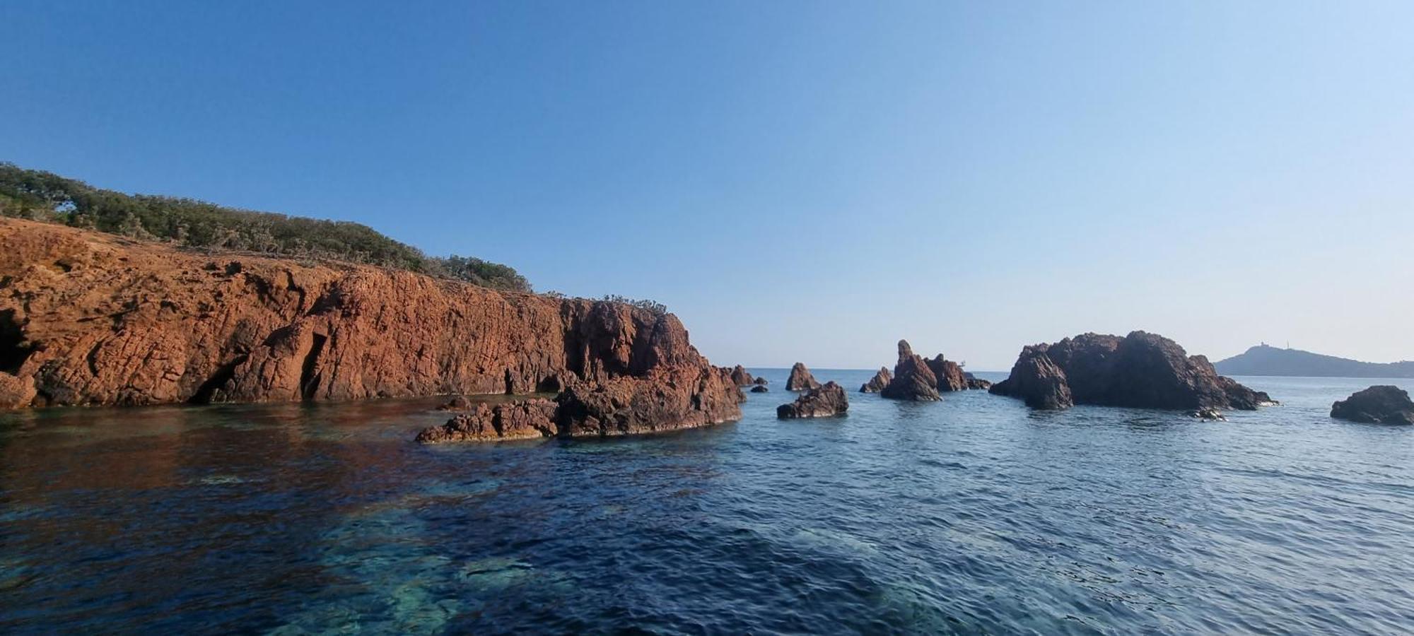 Agay Cap Esterel Le Hameau F2 Clim Plein Sud Dernier Etage Magnifique Vue Mer Сен-Рафаель Екстер'єр фото